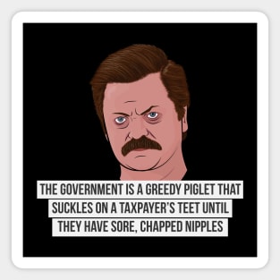 Ron Swanson on The Government Magnet